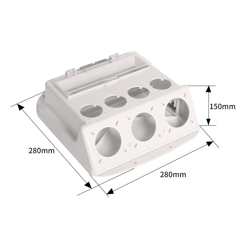 PHLTD industrial socket box plastic insulated switch box 220V 380V European standard outdoor portable distribution box outer box size