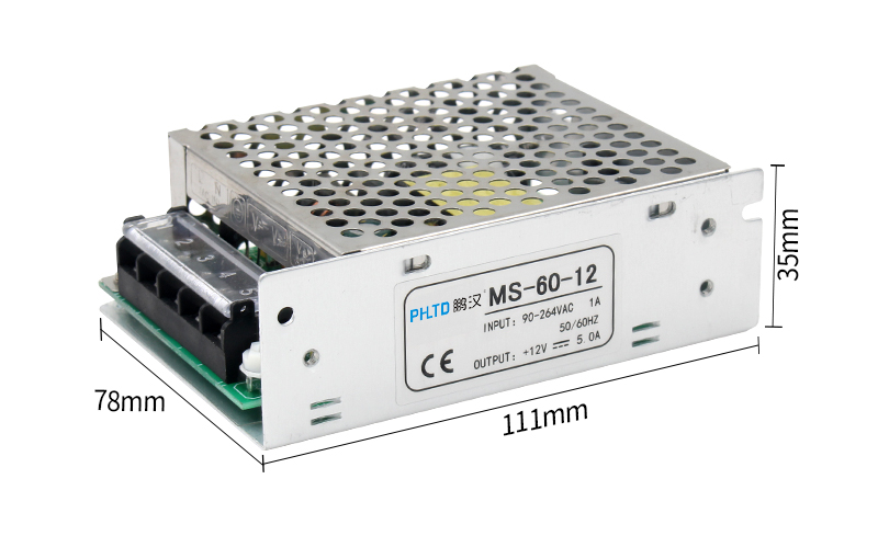 phltd MS سلسلة التبديل إمدادات الطاقة ms-50 ms-60 ms-75-