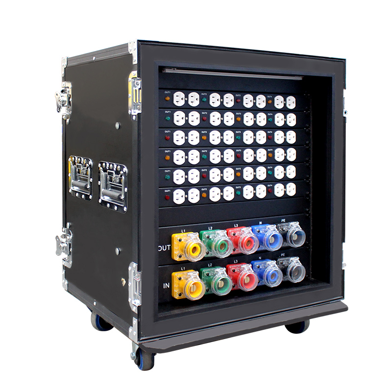 PHLTD-24-channel-American-power-straight-through-box-stage-lighting-power-box-200A-rhinoceros-plug-output