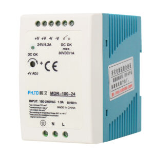 phltd MDR السكك الحديدية سلسلة التبديل إمدادات الطاقة 100W العاصمة الجهد 12V 24V 48V-