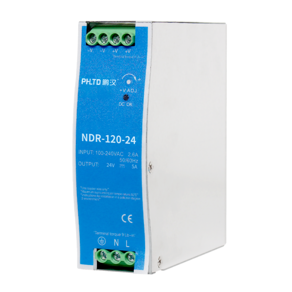 phltd NDR سلسلة إمدادات الطاقة التبديل 120W العاصمة الجهد 12V 24V 48V-